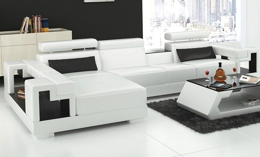 Lumere 3SC- Leather Sofa Lounge Set